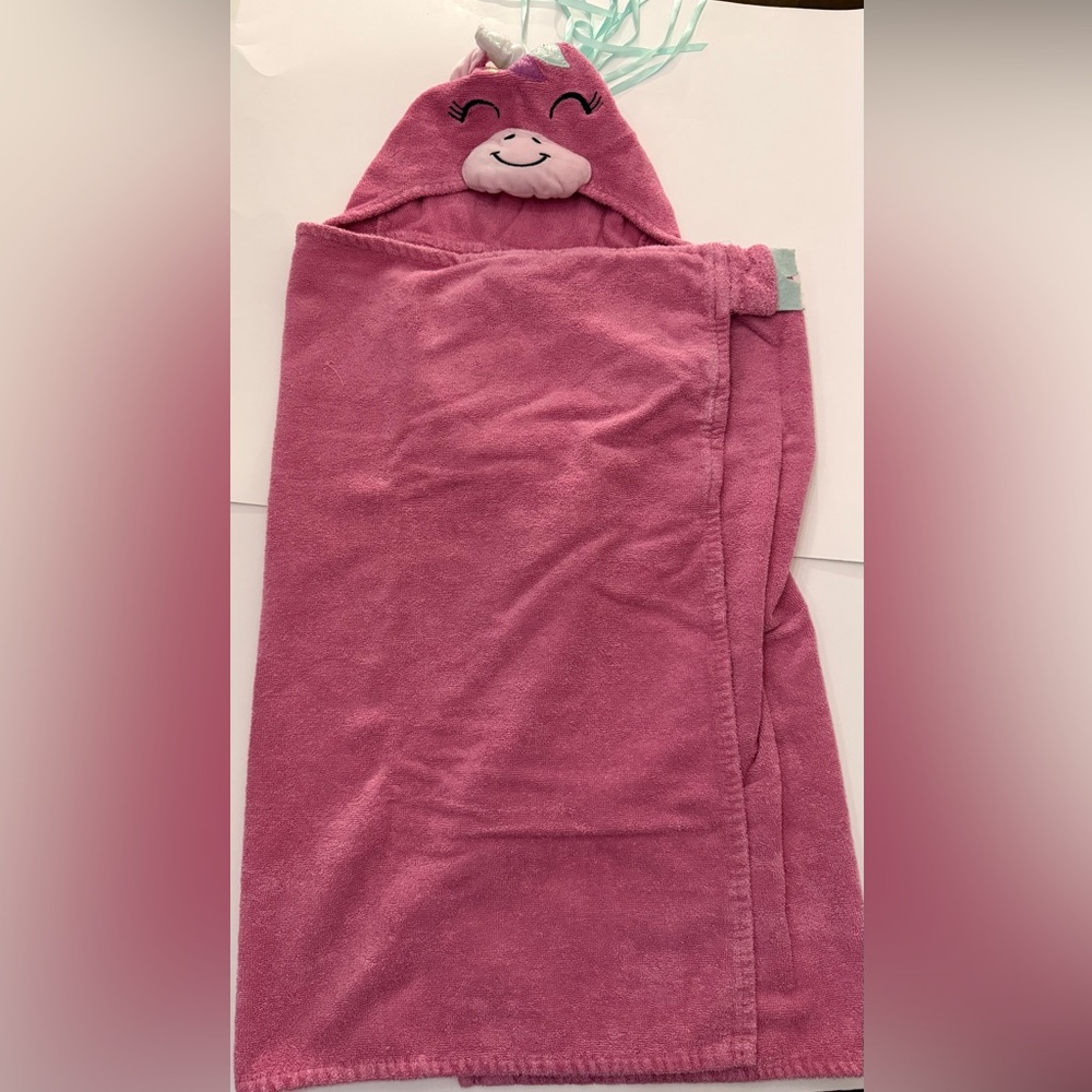 Pink Hooded Towel